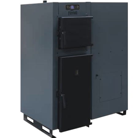 Tērauda katli granulu/malkas darbināšanai BioPellet COMBI 50 Tērauda katli granulu/malkas kurināmajam