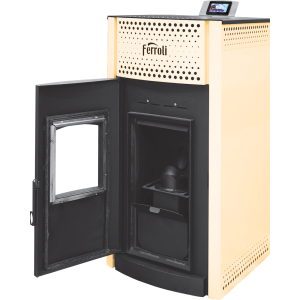 Salerno Pellet 24 granulu kamīns ar ūdens kontūru. Photo 2